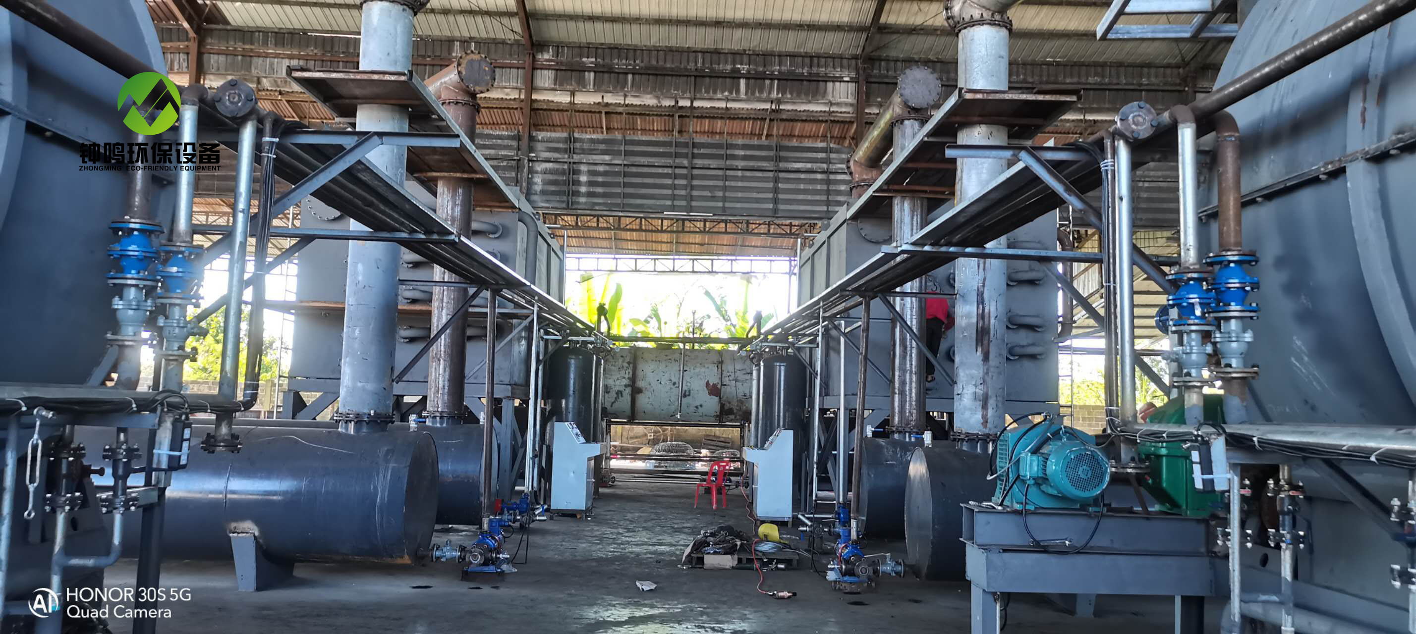 老撾裂解設備安裝案例